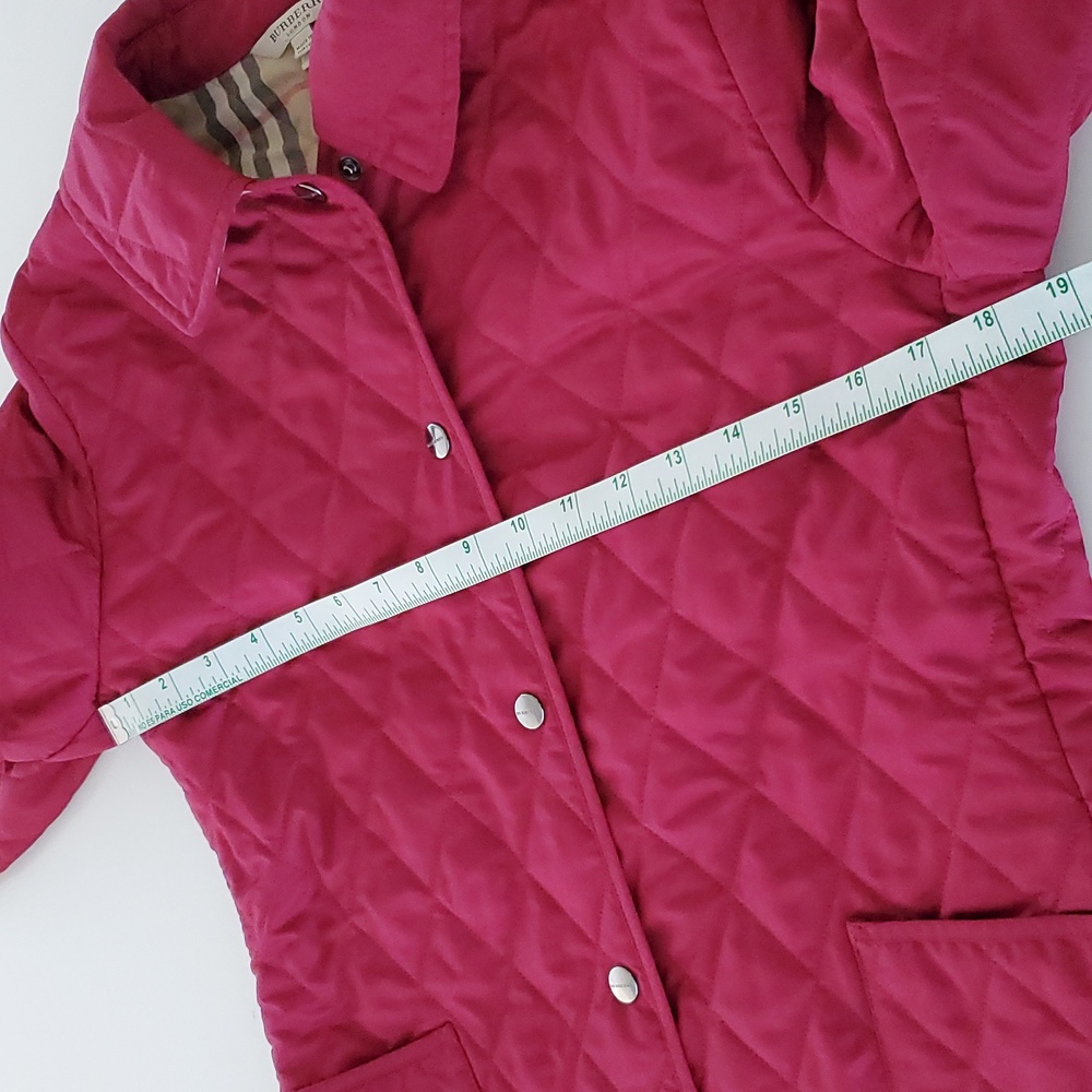 Burberry Quilted Jacket in Dark Fuchsia - Picture 3 of 11